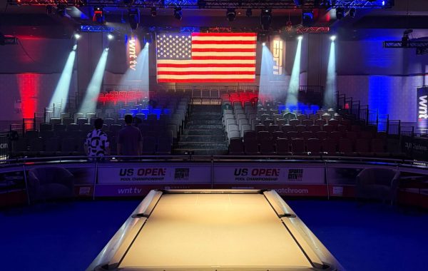 US Open Pool table shot